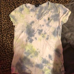 Polo v-neck short sleeve shirt